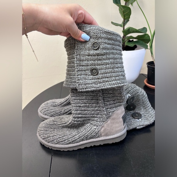 UGG Australia Classy Cardy Grey knit tall - Picture 8 of 8